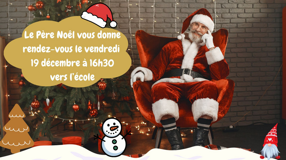 Copie de Le Père Noêl vous donne rendez-vous le vendredi 1919 décembre à 16h30 - 1